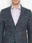 Пиджак из хлопка и шерсти с узором Etro  –  МодельОбщийВид1