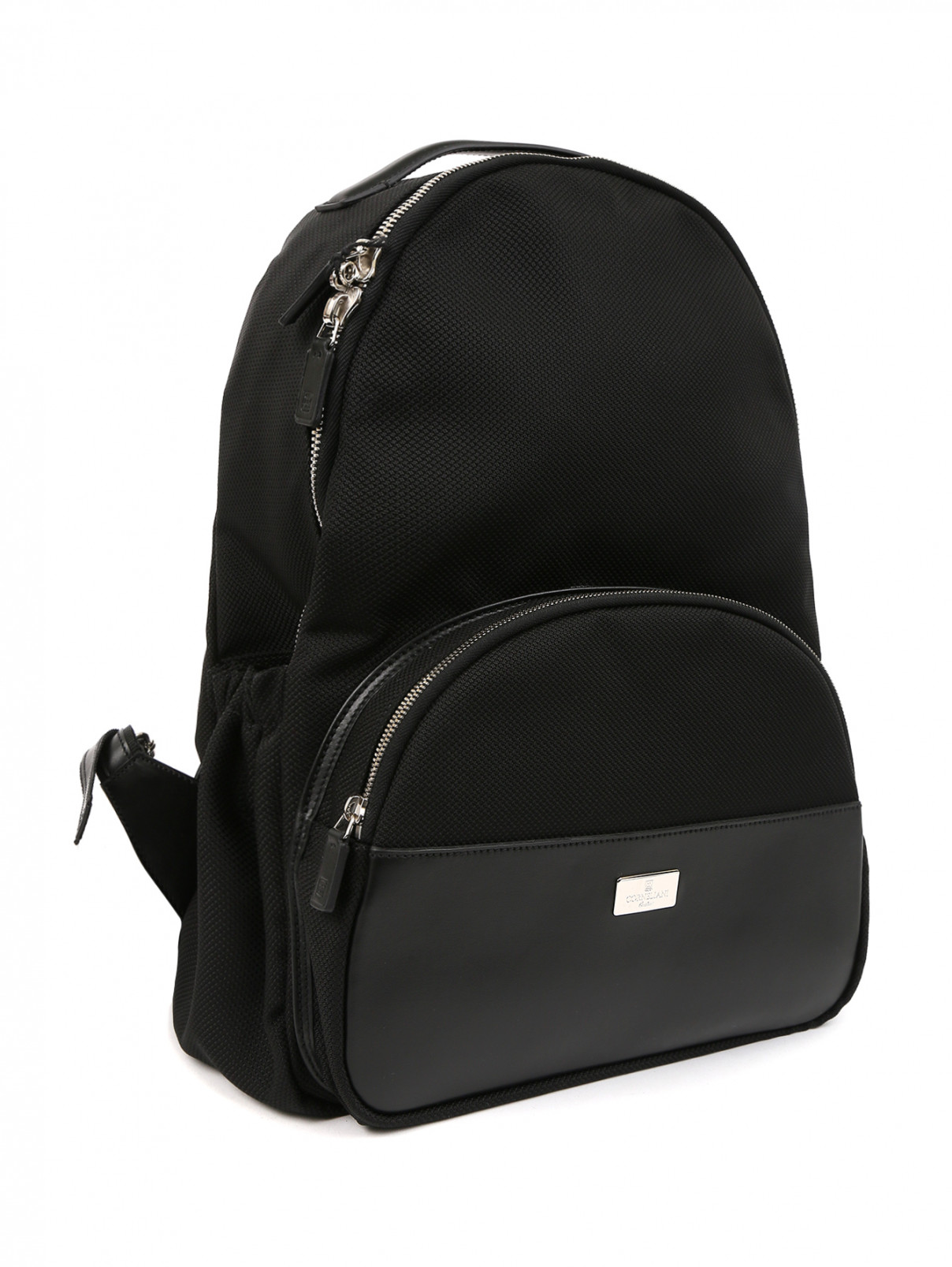Рюкзак из фактурной ткани Corneliani  –  Обтравка1  – Цвет:  Черный