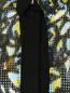 Платье из хлопка с геометрическим узором Kenzo  –  Деталь