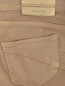 Узкие джинсы из плотного денима с напылением Marina Sport  –  Деталь