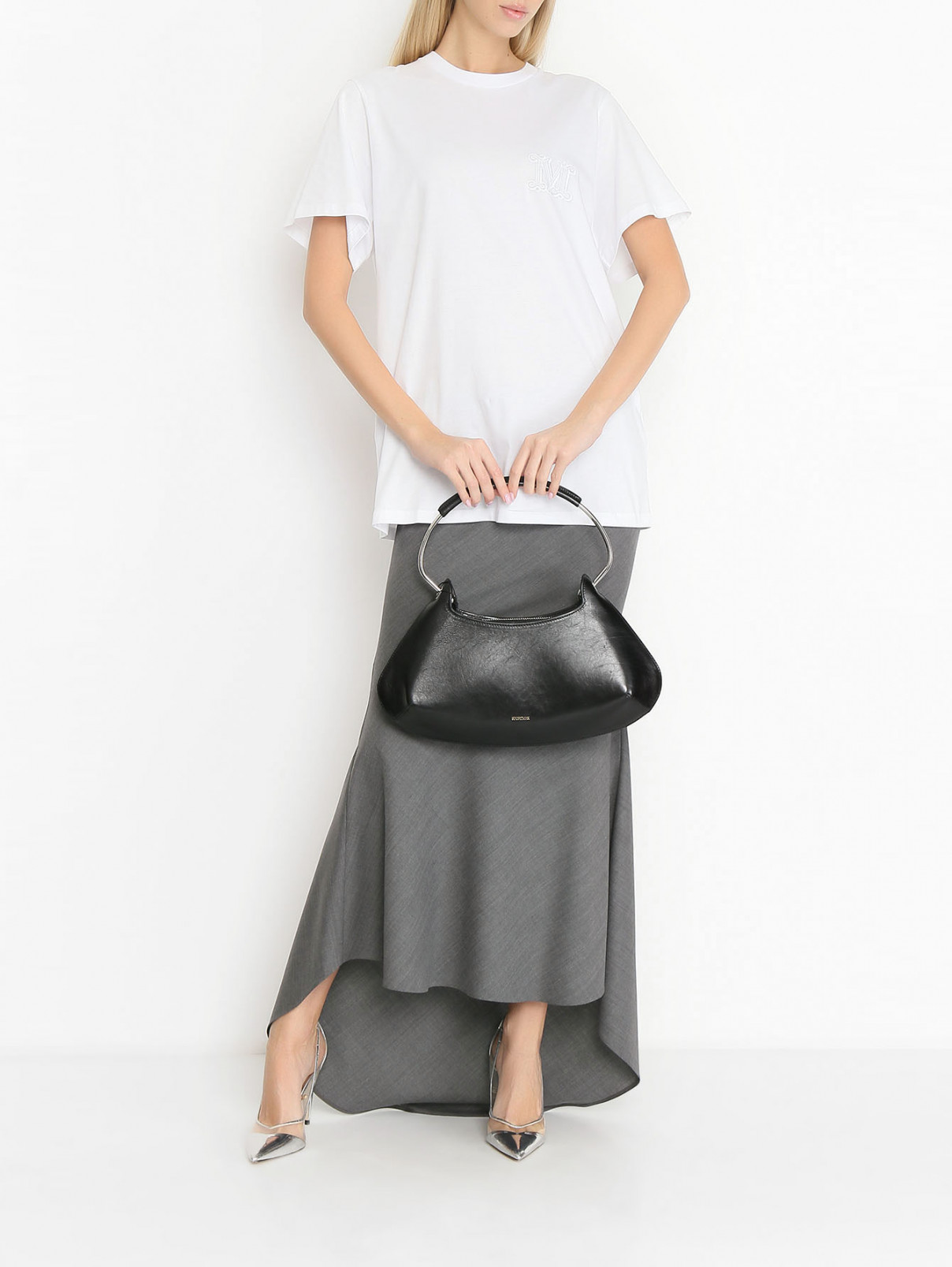 Сумка Caju bag Sportmax  –  МодельОбщийВид  – Цвет:  Черный