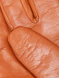 Перчатки из гладкой кожи с логотипом Moschino  –  Деталь1