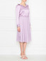 Платье миди из шелка Balenciaga  –  МодельВерхНиз