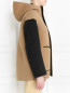 Полупальто из шерсти с накладными карманами и капюшоном Jil Sander  –  Модель Верх-Низ2