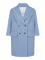 Двубортное пальто из льна Ermanno Firenze  –  Общий вид