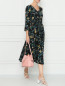 Платье миди с цветочным узором Max Mara  –  МодельОбщийВид