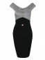 Платье-футляр с геометрическим узором Versace Collection  –  Общий вид