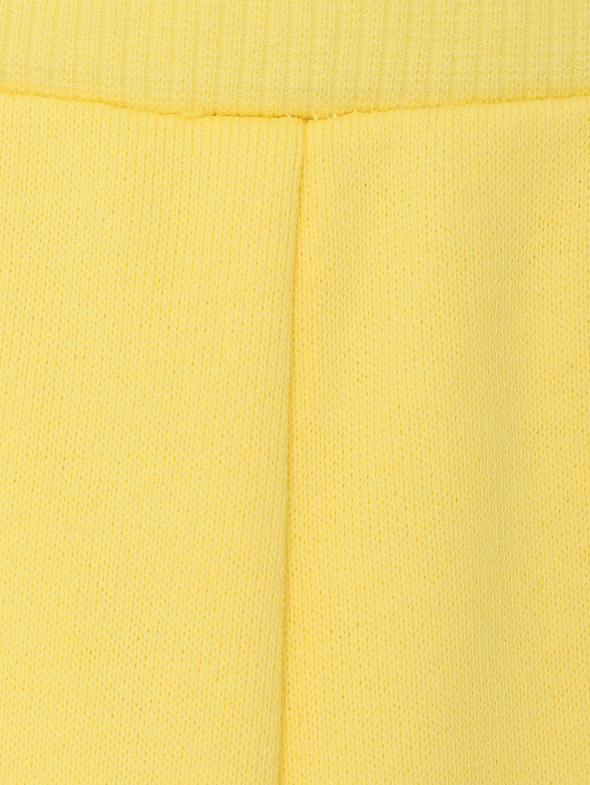 Брюки из хлопка на резинке Weekend Max Mara  –  Деталь  – Цвет:  Желтый