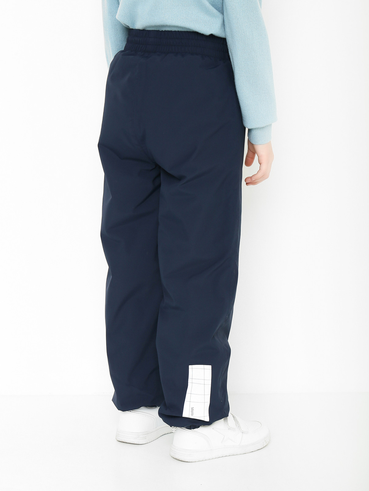 Утепленные брюки на резинке Molo  –  МодельВерхНиз1  – Цвет:  Синий
