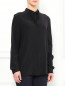 Блуза из шелка с двойным воротником Barbara Bui  –  Модель Верх-Низ