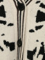 Кардиган из смесовой шерсти асимметричного кроя с узором Marina Rinaldi  –  Деталь