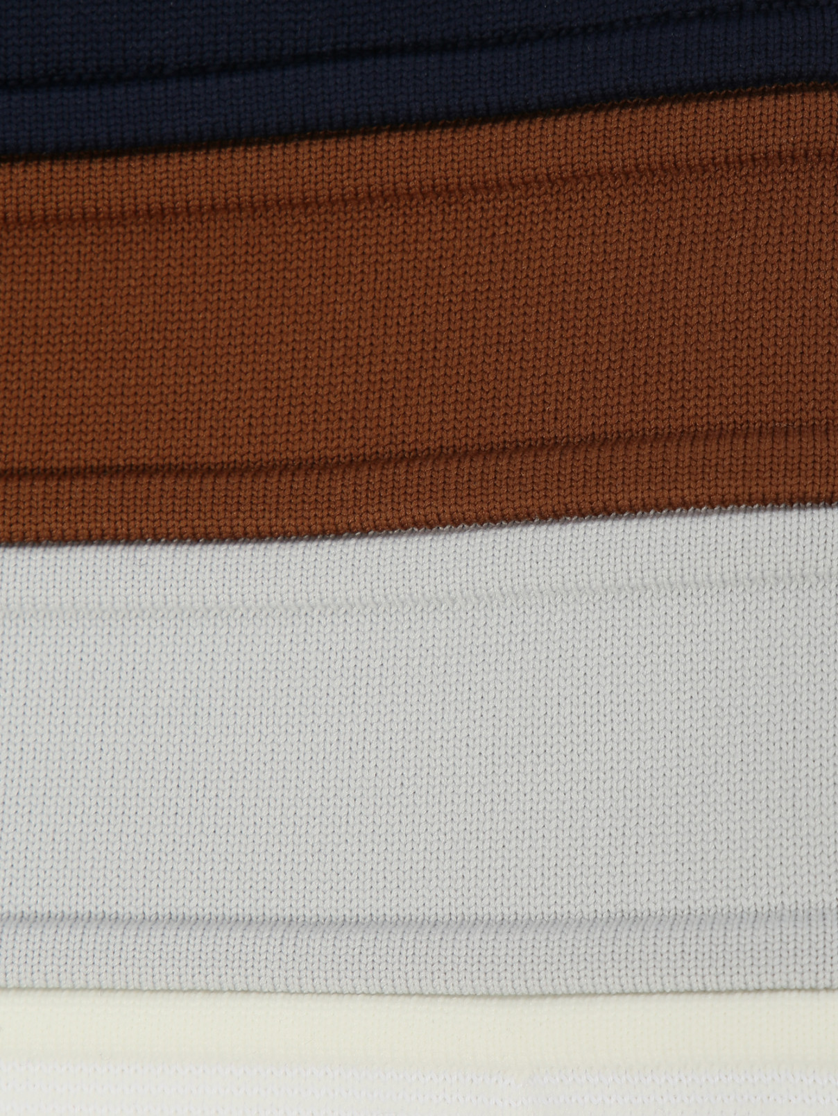 Трикотажная юбка-миди с контрастной отделкой Sonia Rykiel  –  Деталь1  – Цвет:  Белый