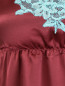 Сорочка на тонких бретелях декорированная кружевом Valery Prestige  –  Деталь