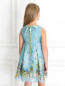Платье из шелка с цветочным узором и съемным воротничком MiMiSol  –  Модель Верх-Низ1