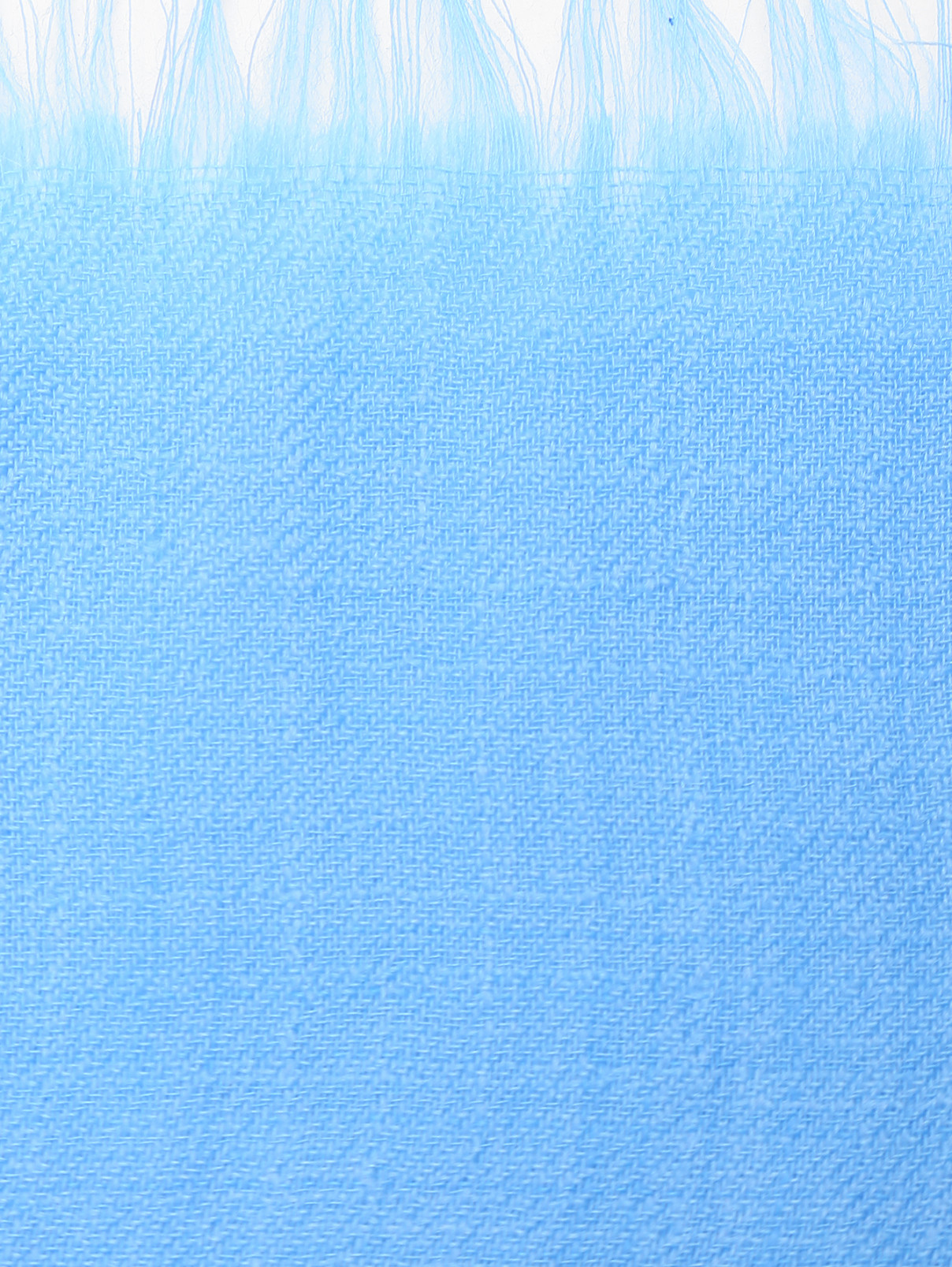 Однотонный шарф из кашемира Begg x Co  –  Деталь1  – Цвет:  Синий