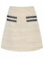 Мини-юбка из фактурной ткани MiMiSol  –  Общий вид