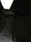 Пальто из смешанной шерсти с декоративными лаковыми вставками Barbara Bui  –  Деталь