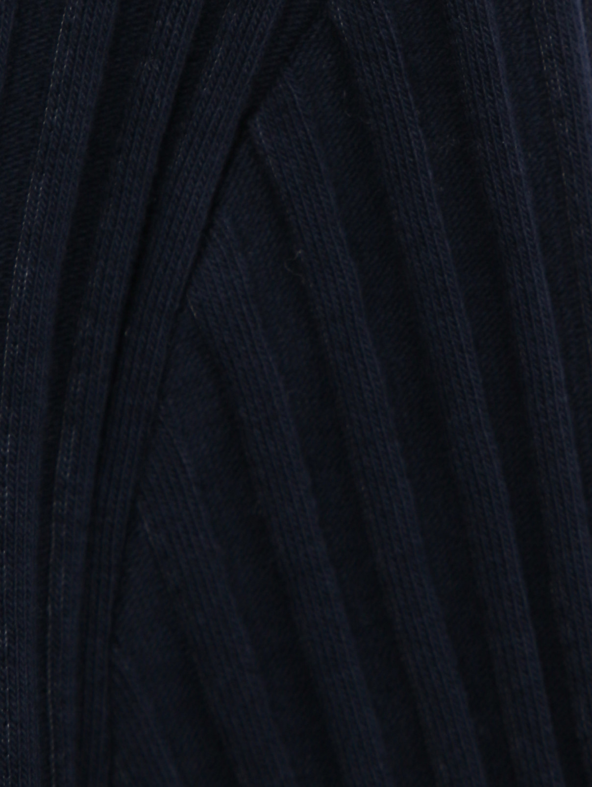 Блуза из хлопка в рубчик Il Gufo  –  Деталь1  – Цвет:  Синий