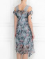 Платье из шелка с принтом на подкладе Antonio Marras  –  МодельВерхНиз1