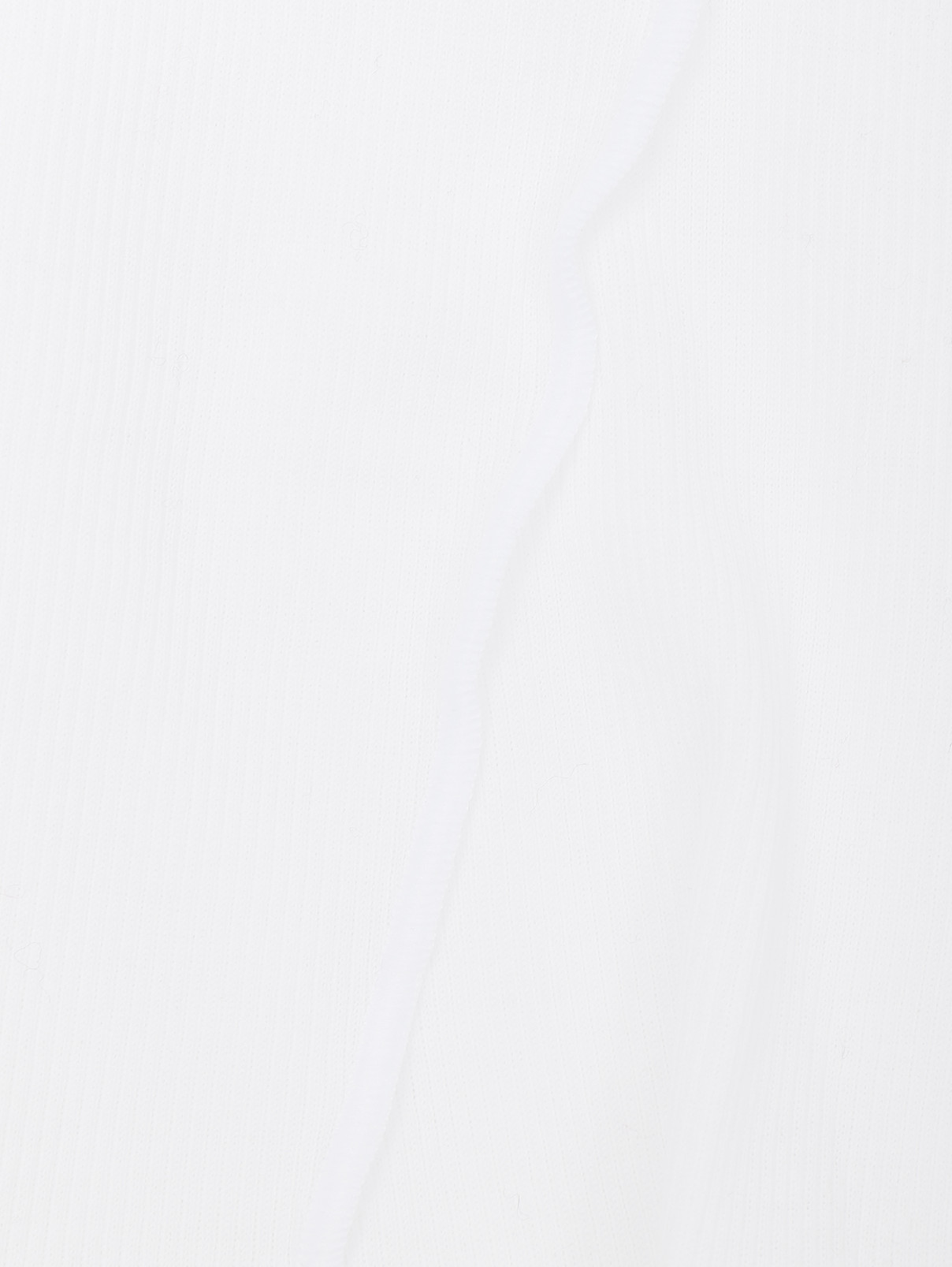Водолазка из хлопка с контрастным швом Helmut Lang  –  Деталь  – Цвет:  Белый