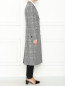 Пальто из шерсти с узором клетка Calvin Klein 205W39NYC  –  МодельВерхНиз2