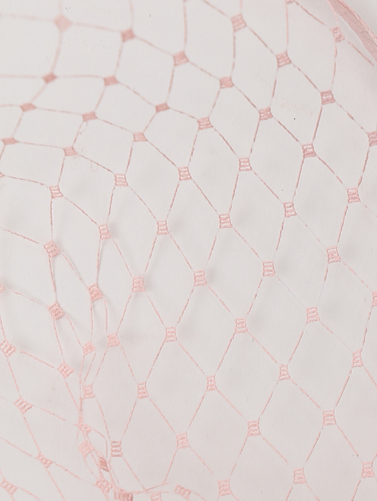 ободок текстильный с вуалью Jennifer Behr  –  Деталь1  – Цвет:  Розовый