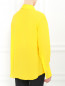 Блуза из шелка с накладными карманами и металлической фурнитурой BALMAIN  –  Модель Верх-Низ1