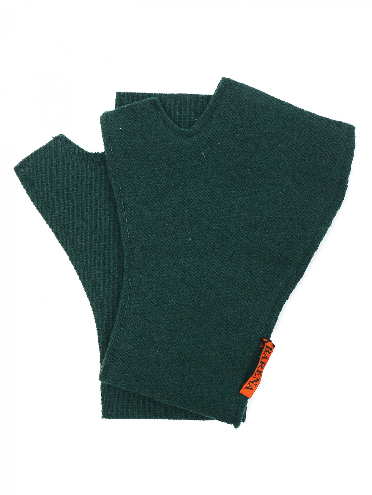 Перчатки из шерсти Barena  –  Общий вид  – Цвет:  Зеленый