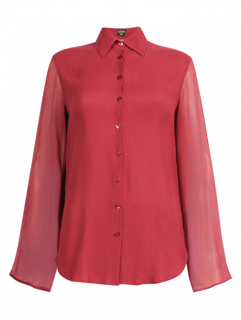 Блуза из прозрачного шелка  Jean Paul Gaultier - Общий вид