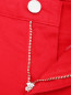 Однотонные брюки из хлопка Love Moschino  –  Деталь1