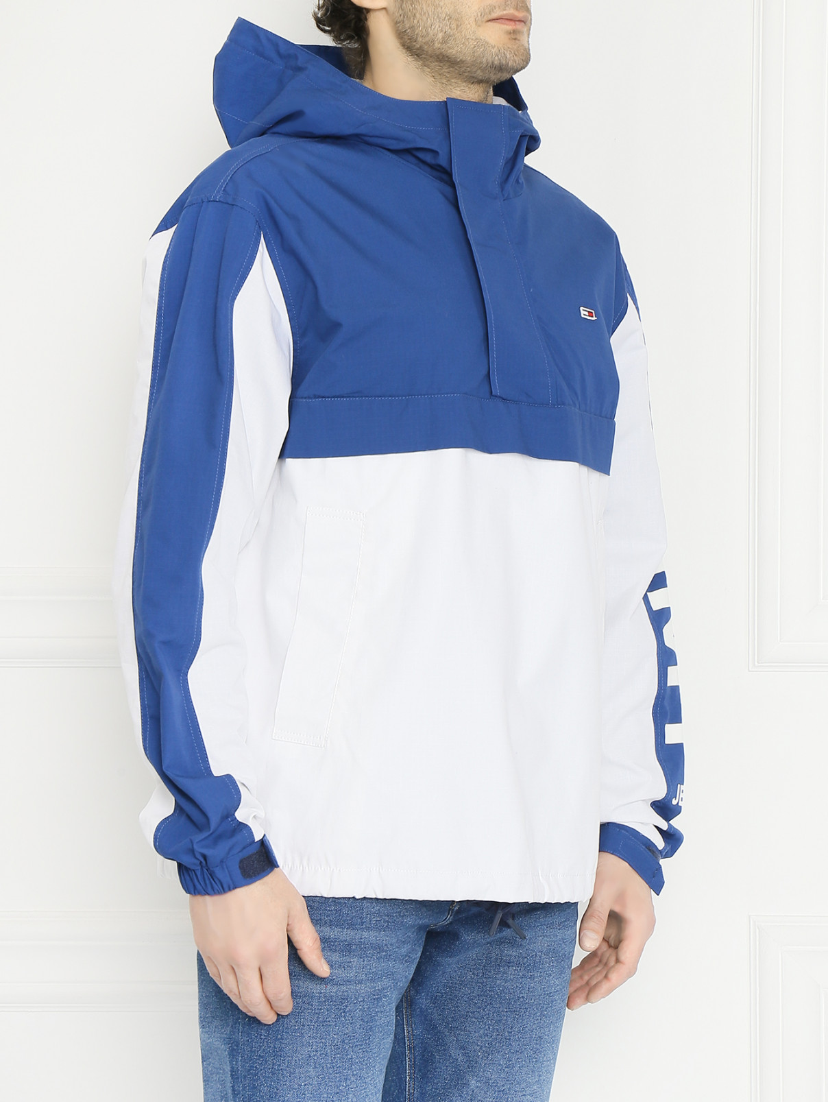 Куртка на молнии с капюшоном Tommy Jeans  –  МодельВерхНиз  – Цвет:  Мультиколор