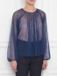 Полупрозрачная блуза из сетки свободного кроя Max&Co  –  МодельВерхНиз
