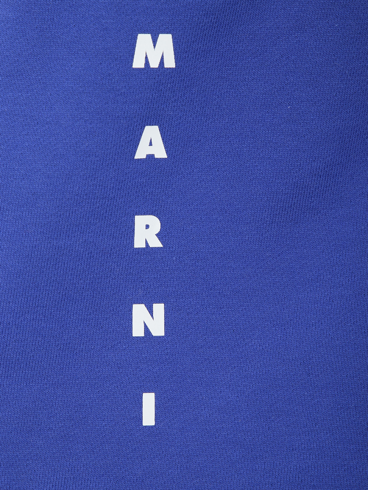 Хлопковая юбка с пайетками Marni  –  Деталь  – Цвет:  Синий