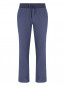 Трикотажные брюки на резинке с вышивкой BOSCO  –  Общий вид