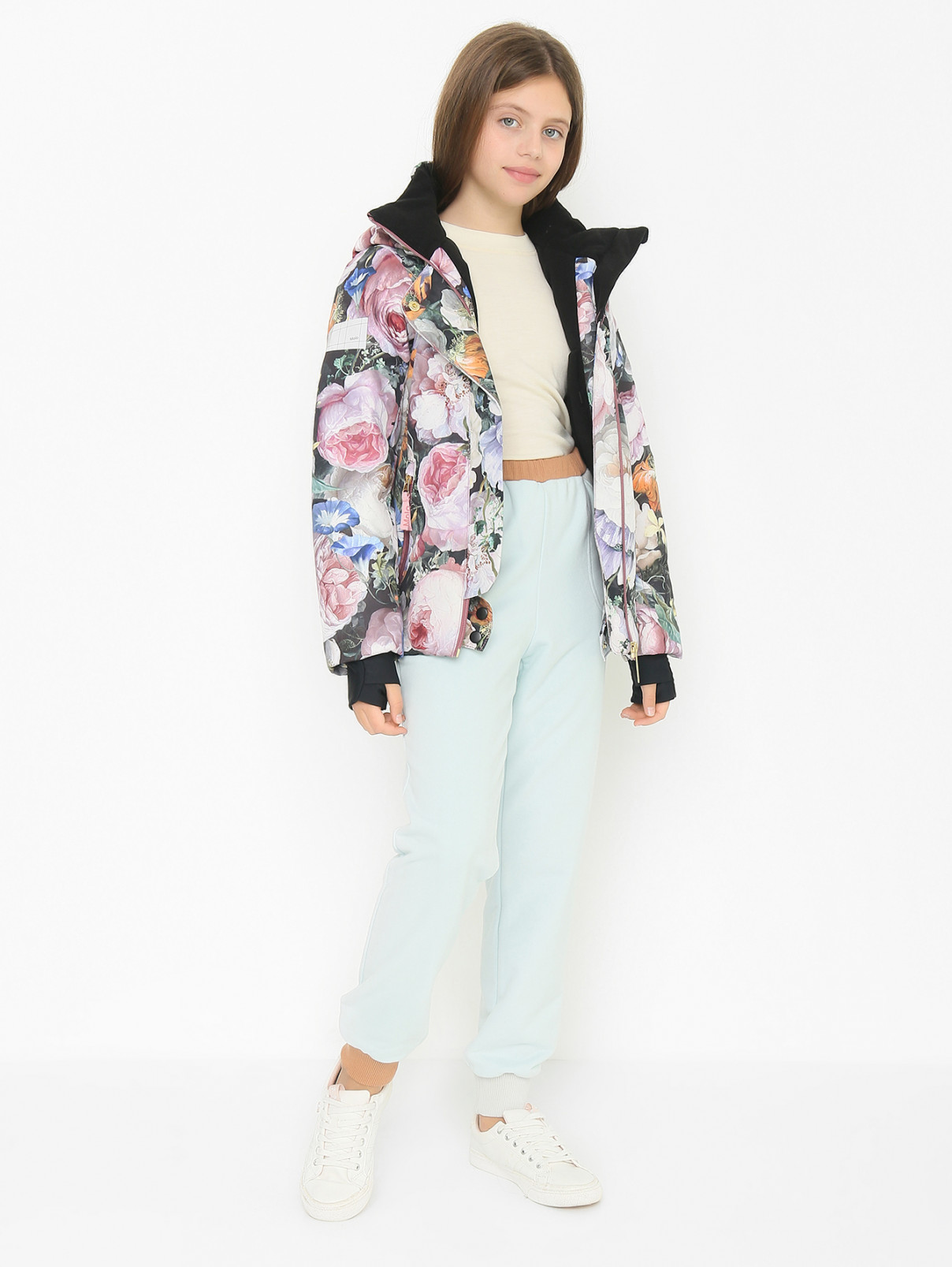 Куртка с цветочным узором Molo  –  МодельОбщийВид  – Цвет:  Узор