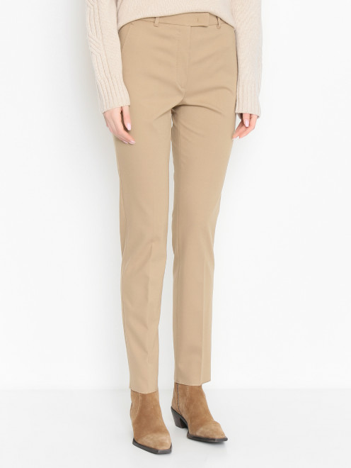 Трикотажные брюки с карманами Max Mara - МодельВерхНиз