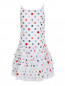 Платье из хлопка с узором "горох" Laura Biagiotti  –  Общий вид