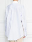 Блуза из хлопка свободного кроя с узором "полоска" Sonia Rykiel  –  МодельВерхНиз1
