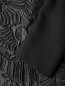 Жакет из шерсти и шелка с аппликацией и вышивкой Alberta Ferretti  –  Деталь