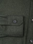 Рубашка из шерсти с накладными карманами Capobianco  –  Деталь1
