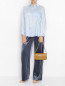 Однотонная блуза с накладными карманами Marina Rinaldi  –  МодельОбщийВид