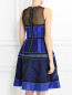 Платье из хлопка и шелка с металлической фурнитурой Jean Paul Gaultier  –  Модель Верх-Низ1
