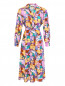 Платье из вискозы с узором Suncoo  –  Общий вид