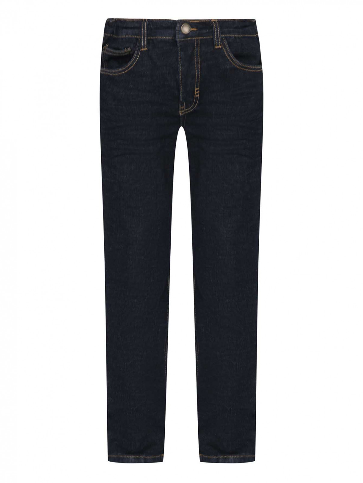 Утепленные джинсы с карманами Molo  –  Общий вид  – Цвет:  Синий