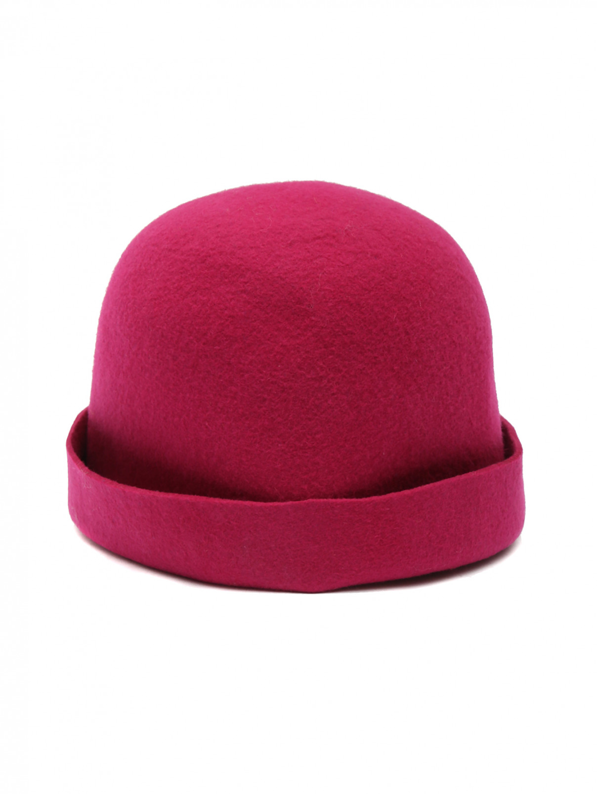 Шляпа фетровая из шерсти Il Gufo  –  Общий вид  – Цвет:  Фиолетовый