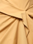 Платье из хлопка с драпировкой Moschino  –  Деталь