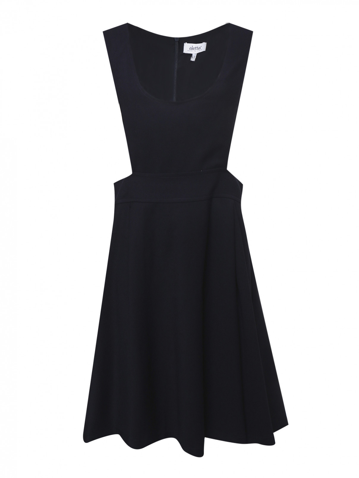 Платье трикотажное Aletta Couture  –  Общий вид  – Цвет:  Синий
