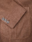 Двубортный пиджак из льна с карманами Tombolini  –  Деталь