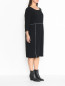 Платье с контрастной окантовкой Marina Rinaldi  –  МодельВерхНиз