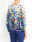 Блуза из шелка с узором Diane von Furstenberg  –  Модель Верх-Низ1